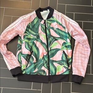 Adidas X Farm Rio Tropical Palm Leaf Track Jacket